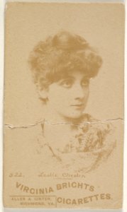 Card 522, Leslie Chester, from the Actors and Actresses series (N45, Type 6) for Virginia Brights Cigarettes MET DP831182