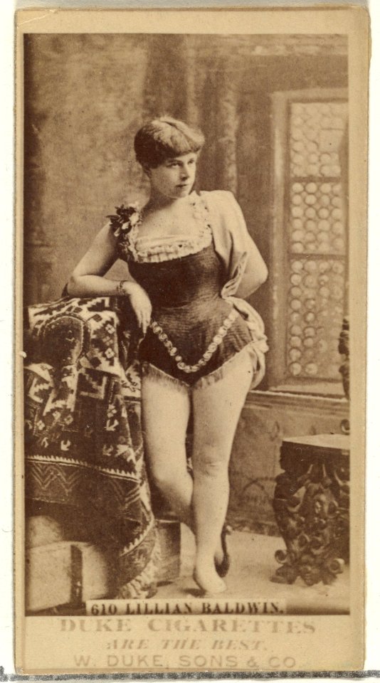 Card Number 610, Lillian Baldwin, from the Actors and Actresses series (N145-7) issued by Duke Sons & Co. to promote Duke Cigarettes MET DP840348