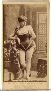 Card Number 610, Lillian Baldwin, from the Actors and Actresses series (N145-7) issued by Duke Sons & Co. to promote Duke Cigarettes MET DP840348