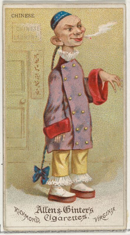 Chinese, from World's Dudes series (N31) for Allen & Ginter Cigarettes MET DP838488