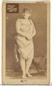 Card 575, from the Actors and Actresses series (N45, Type 2) for Virginia Brights Cigarettes MET DP831020