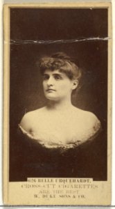 Card Number 626, Belle Urquehardt, from the Actors and Actresses series (N145-3) issued by Duke Sons & Co. to promote Cross Cut Cigarettes MET DP839885