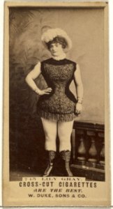 Card Number 715, Lily Gray, from the Actors and Actresses series (N145-3) issued by Duke Sons & Co. to promote Cross Cut Cigarettes MET DP839758