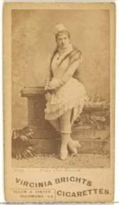 Card 503, from the Actors and Actresses series (N45, Type 1) for Virginia Brights Cigarettes MET DP830050