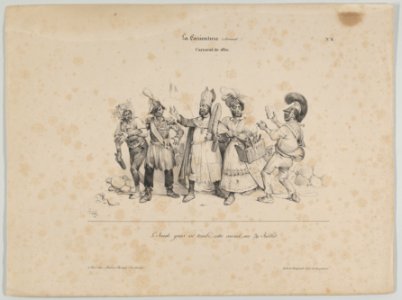 Carnival de 1830 (from La Caricature) MET DP841225