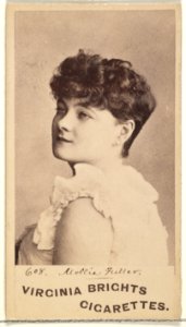 Card 608, Mollie Fuller, from the Actors and Actresses series (N45, Type 1) for Virginia Brights Cigarettes MET DP829604