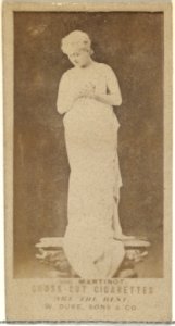 Card Number 590, Sadie Martinot, from the Actors and Actresses series (N145-3) issued by Duke Sons & Co. to promote Cross Cut Cigarettes MET DP839796