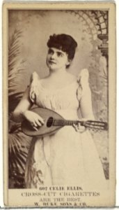 Card Number 602, Celia Ellis, from the Actors and Actresses series (N145-3) issued by Duke Sons & Co. to promote Cross Cut Cigarettes MET DP839742