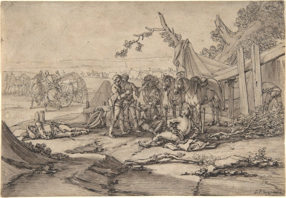Cavalry Men at Rest MET DP803135