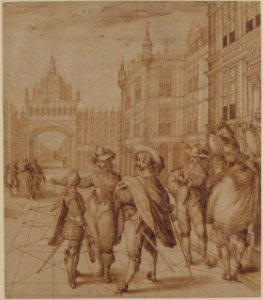 Cavaliers in a City Square MET 54.142