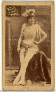 Card 764, from the Actors and Actresses series (N45, Type 2) for Virginia Brights Cigarettes MET DP831031