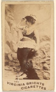 Card 765, from the Actors and Actresses series (N45, Type 5) for Virginia Brights Cigarettes MET DP830675