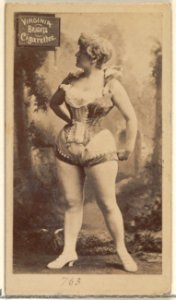 Card 763, from the Actors and Actresses series (N45, Type 2) for Virginia Brights Cigarettes MET DP831016