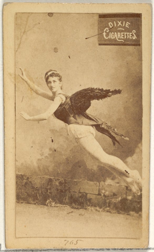 Card 765, from the Actors and Actresses series (N45, Type 7) for Dixie Cigarettes MET DP831272