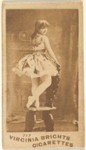 Card 759, from the Actors and Actresses series (N45, Type 5) for Virginia Brights Cigarettes MET DP830635