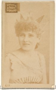 Card 673, from the Actors and Actresses series (N45, Type 2) for Virginia Brights Cigarettes MET DP831018