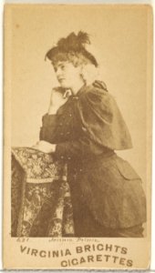 Card 681, Jennie Prince, from the Actors and Actresses series (N45, Type 1) for Virginia Brights Cigarettes MET DP829861