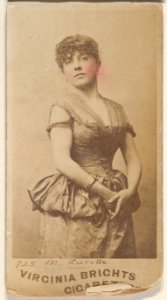 Card 725, M. Lucette, from the Actors and Actresses series (N45, Type 1) for Virginia Brights Cigarettes MET DP830477
