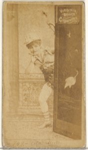 Card 749, Ida Mulle, from the Actors and Actresses series (N45, Type 2) for Virginia Brights Cigarettes MET DP830970