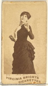 Card 660, Miss Joice, from the Actors and Actresses series (N45, Type 1) for Virginia Brights Cigarettes MET DP829826