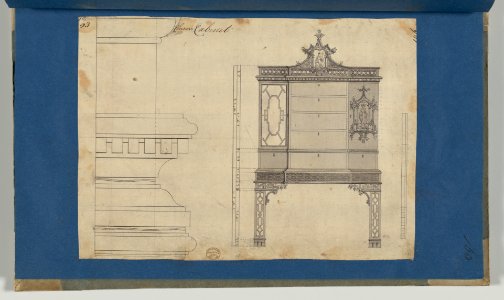 Chinese Cabinet, from Chippendale Drawings, Vol. II MET DP-14176-050