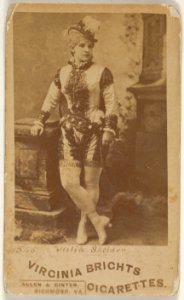 Card 546, Julia Sheldon, from the Actors and Actresses series (N45, Type 6) for Virginia Brights Cigarettes MET DP831190