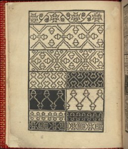 Ce est ung tractat de la noble art de leguille ascavoir ouvraiges de spaigne... page 2 (verso) MET DP355593