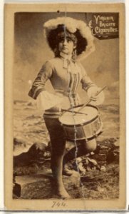 Card 744, from the Actors and Actresses series (N45, Type 2) for Virginia Brights Cigarettes MET DP831017