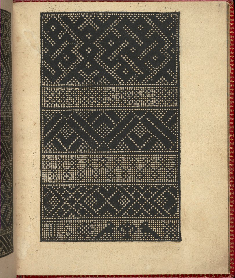 Ce est ung tractat de la noble art de leguille ascavoir ouvraiges de spaigne... MET DP355598