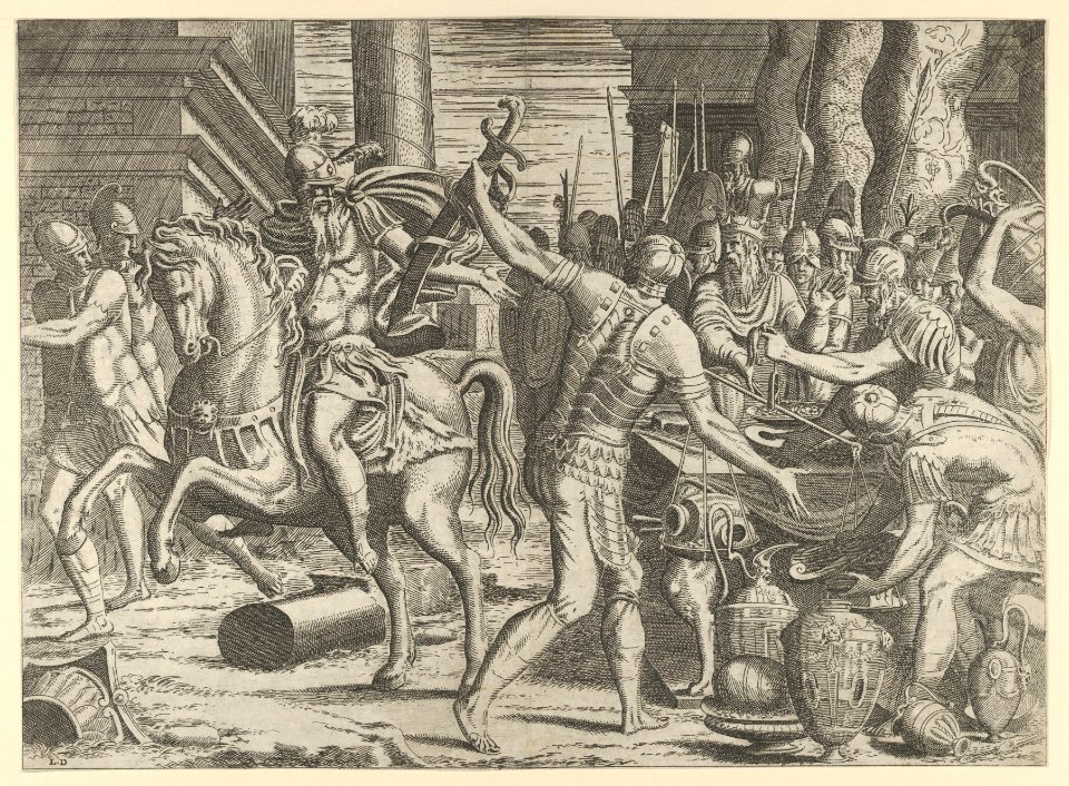 Camillus Arriving at the Moment When the Romans Atone for Their Pillage MET DP855072
