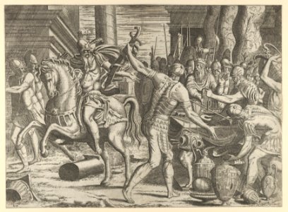 Camillus Arriving at the Moment When the Romans Atone for Their Pillage MET DP855072