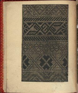 Ce est ung tractat de la noble art de leguille ascavoir ouvraiges de spaigne... page 6 (verso) MET DP355609
