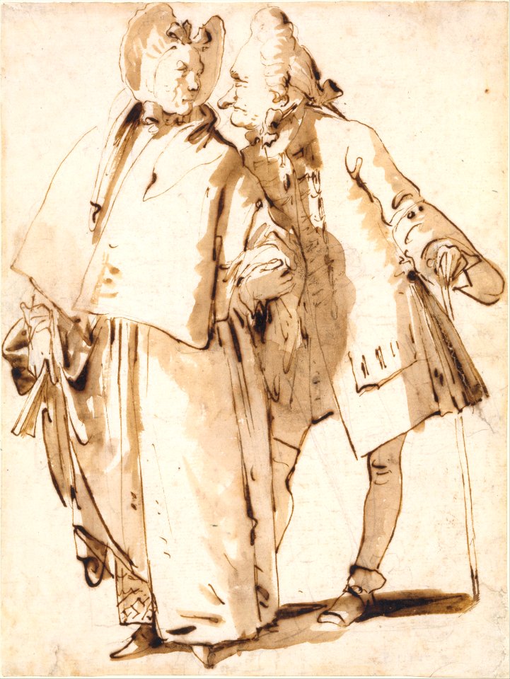Caricature- An Elderly Couple MET DT236876