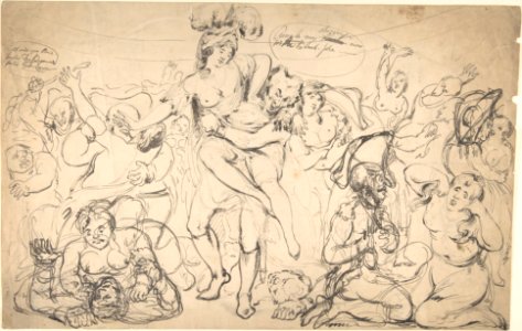 Caricature of a Drunken Debauch MET DP801555