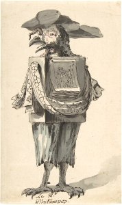 Caricature of a Printseller MET DP808304