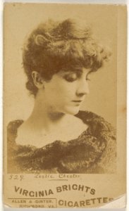 Card 529, Leslie Chester, from the Actors and Actresses series (N45, Type 6) for Virginia Brights Cigarettes MET DP831183