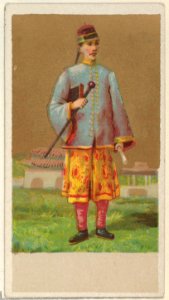 China, from the Natives in Costume series (N16), Teofani Issue, for Allen & Ginter Cigarettes Brands MET DP834869