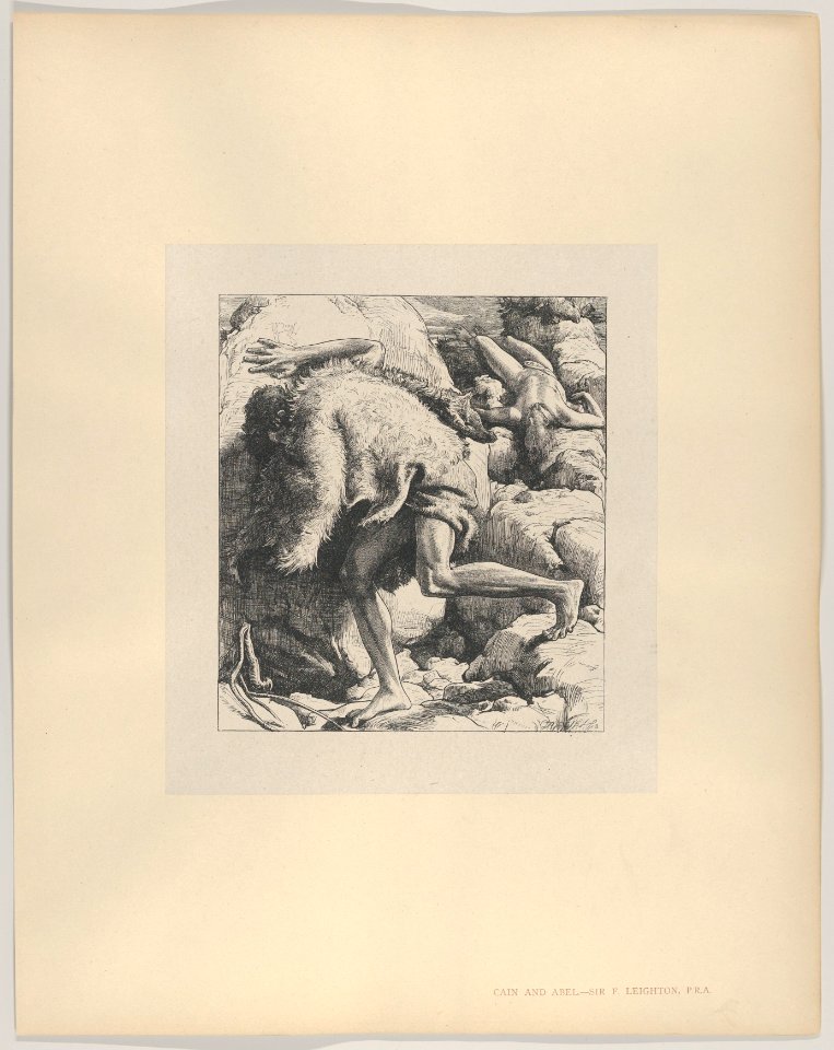 Cain and Abel (Dalziels' Bible Gallery) MET DP835643