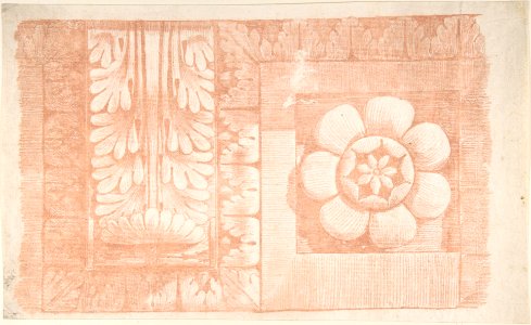 Classical Molding with Floral Elements MET DP804432