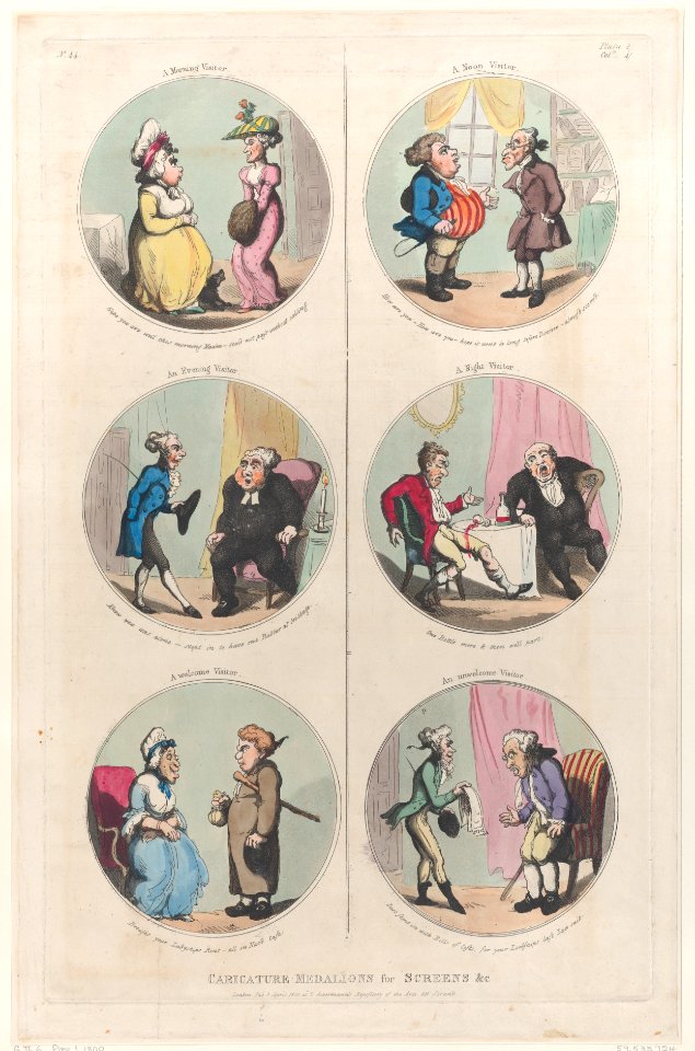 Caricature Medallions Met DP884436