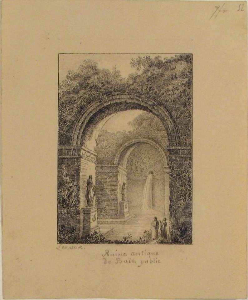Classical Ruins- A Public Bath MET 66.542.36.2