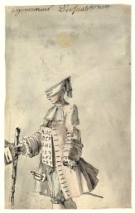 Caricature of a Junkman -recto-, Caricature of a School Master -verso- MET DP818906