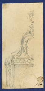 Chimneypiece, in Chippendale Drawings, Vol. I MET DP104195