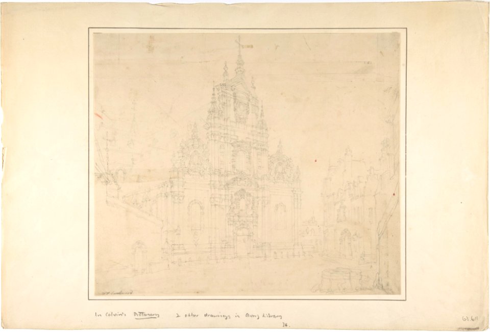 Church Facade (after the French?) MET DP805074