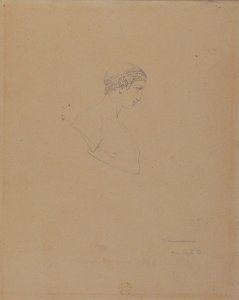 Classical Male Bust in Profile MET 87.12.172