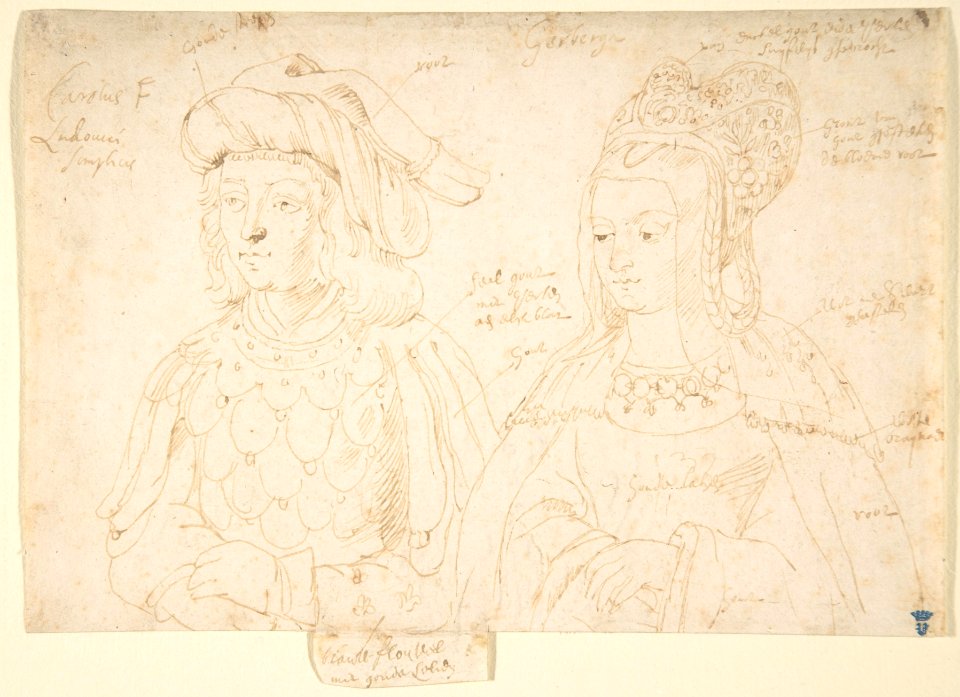 Carolus, Duke of Lower Lorraine and Gerberga MET DP802243