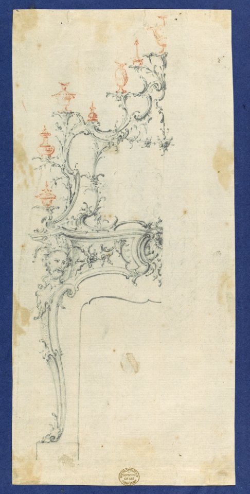 Chimneypiece, in Chippendale Drawings, Vol. I MET DP104189