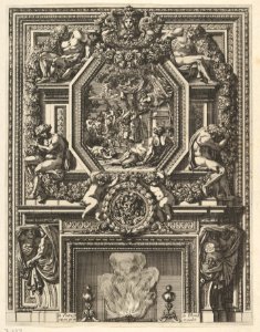 Chimney with a Bacchanal over the Mantle from 'Grandes Cheminée' MET DP830822