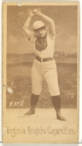 Card 2, from the Girl Baseball Players series (N48, Type 1) for Virginia Brights Cigarettes MET DP827378