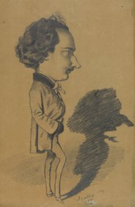 Caricature of a Standing Man MET DP833631